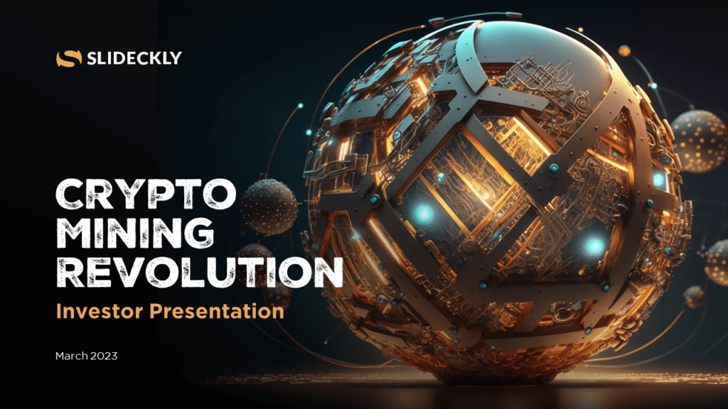 Cryptocurrency Investor Presentation - March 2023 1